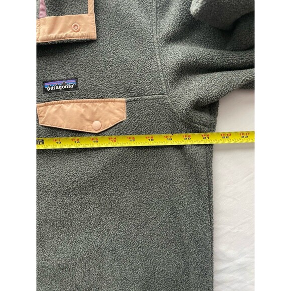 Patagonia Synchilla Fleece Pullover Women’s Medium Lightweight Jacket Dark Gray - Picture 4 of 8